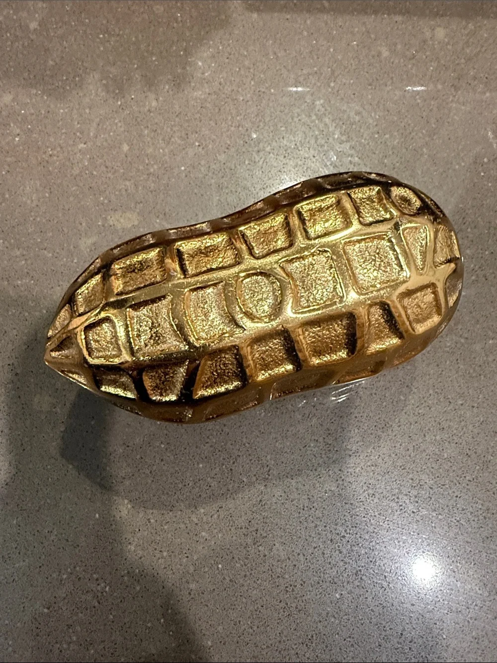 Anthropologie Gilded Treat Trinket Box Peanut